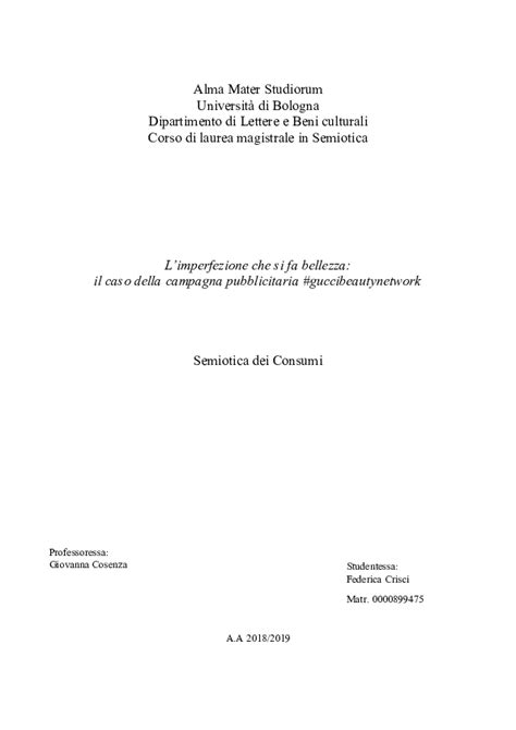 L’imperfezione che si fa bellezza: il caso della campagna 